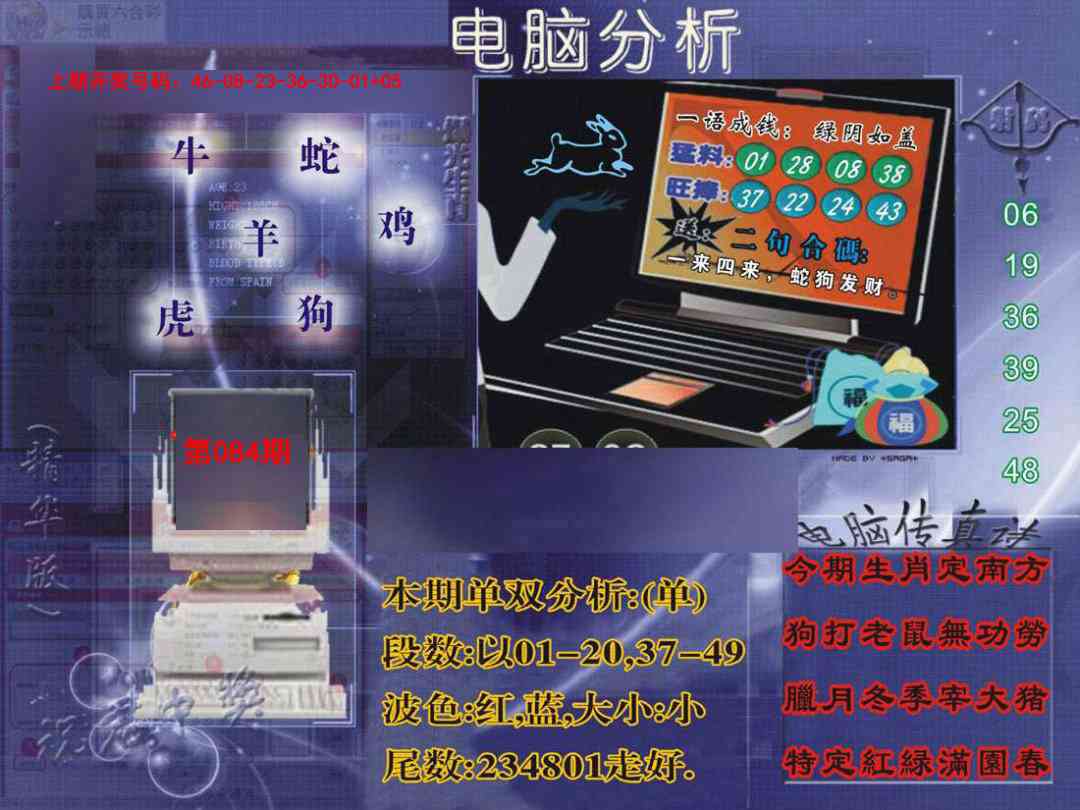 084期正版电脑分析贴士報[图]